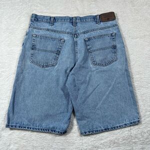 Vintage 90s Faded Glory Light Wash Men’s Baggy Denim Cargo Jort Shorts